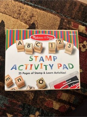 Melissa & Doug Stamp Activity Pad - Red, Blue, Green, Orange, Yellow